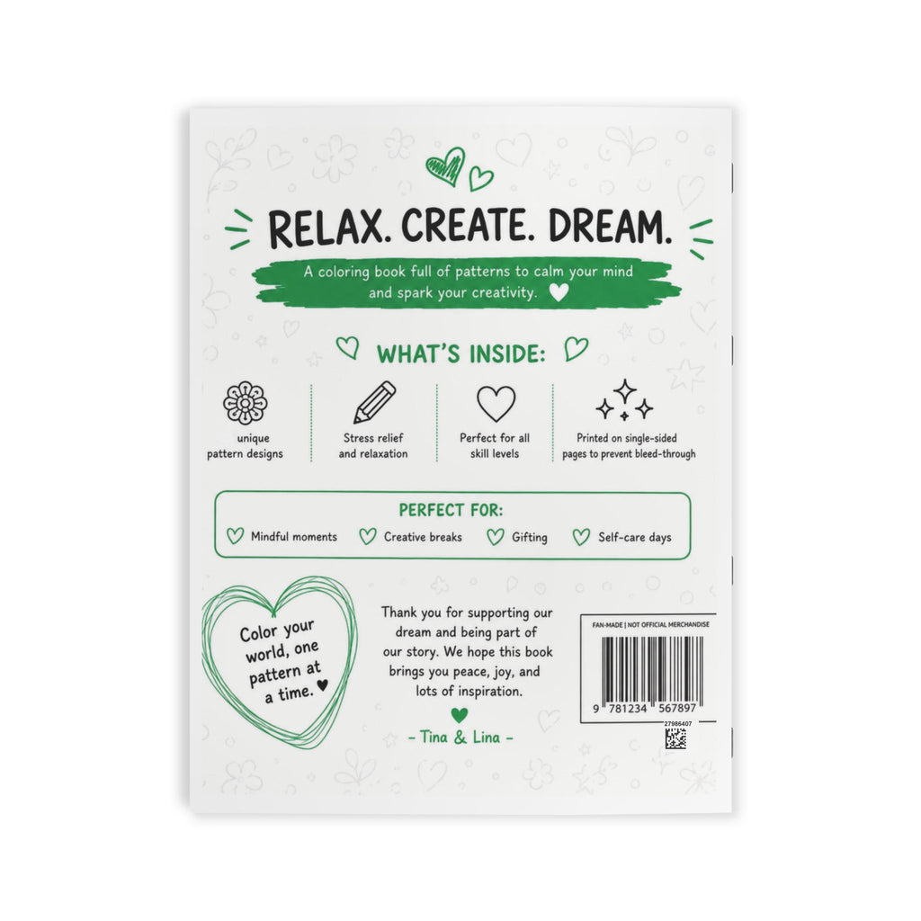 Book - Relaxing Cozy Patterns Coloring Book